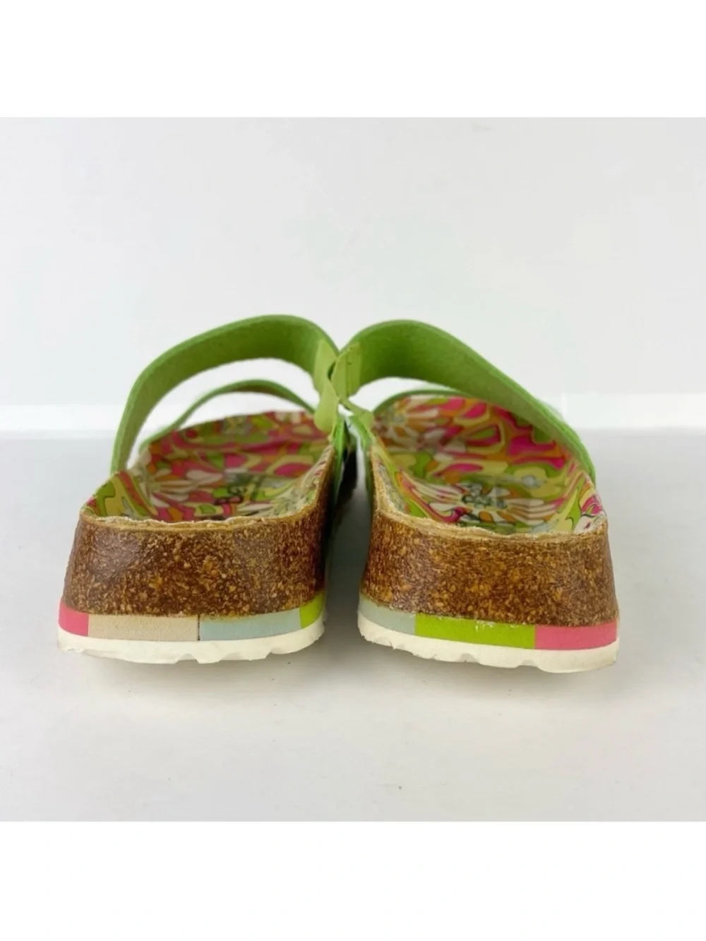 Birkenstock Betula Floral Hippie Groovy Retro Two Strap Boho Sandals EU 37 US 6